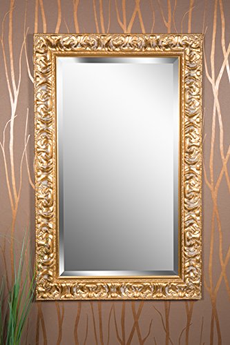 Spiegel Wandspiegel TRACEY antik gold 80 x 50 cm - 2