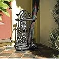 Garden Mile® Vintage Antique Style Heavy Duty Cast Iron Umbrella Stand walking stick holder home organisation home decor umbrella stand for Hallway office organisation walking stick holders (Brown)