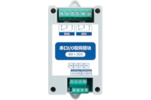 CDBAIRUI 4DI+2DO Modbus RTU Control IO Network Moduli Serial Port RS485 MA01-AXCX4020 Installazione ferroviaria 8-28V DC IoT Watchdog