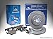 Produktbild ATE POWERDISC CERAMIC BREMSEN SET VORNE 2x BREMSSCHEIBE BELÜFTET + 4x BELÄGE, inklusive Montagehandschuhe - Bremsensatz, Scheibenbremse Bremsen Set, Bremskit, Bremsenkit