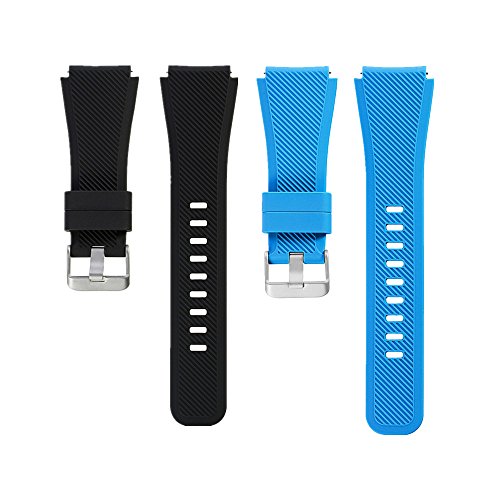 WEINISITE Reemplazo Correa Pulsera para Samsung Gear S3 Frontier / S3 Classic Smartwatch (#3)