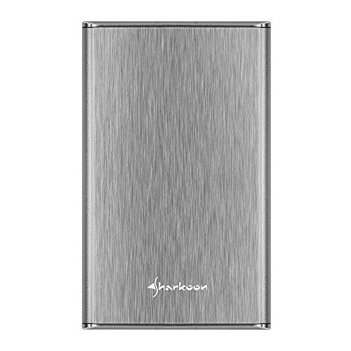Sharkoon Rapid-Case 2,5″ USB 3.1 Type C Gehäuse silber - 2