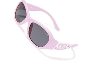 Mausito Lunette de soleil enfant 2-4 ans fille| FLEXIBLES lunettes de soleil fille avec 3D applications | 100% PROTECTION UV & très légères | Sans BPA | Design européen pour enfants