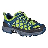 Aktivität: Lifestyle Salewa Unisex-Kinder JR Wildfire Trekking- & Wanderhalbschuhe, Blau (Poseidon/Cactus 8971), 35 EU
