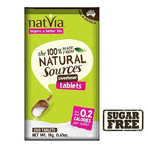 Preisvergleich Produktbild Natvia Tabletten Zucker Erythritol benötigter 200-Packung (6 Stück)