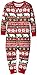 Hatley Unisex Baby Infant Union Beary Xmas Sleepsuit, Red, 12-18 Months