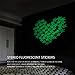 Produktbild 100PCS Home Wall Glow In The Dark Stars Stickers Decal Dreamy Noctilucent