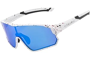 ROCKBROS Gafas Ciclismo para Niños, Gafas de Sol Polarizadas Montura TR90 Protección UV400 para MTB Running Deportes al Aire Libre