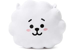 PRO-NOKE Süßes Cartoon-Wurfkissen, weiches Plüsch-Puppenspielzeug, kugelsicheres Kissen (Schaf, L)