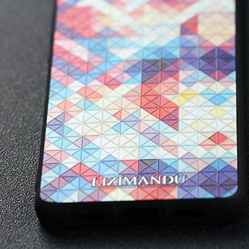 Huawei P8 Lite Funda Lizimandu 3D Patr  n Protectiva Carcasa de Silicona Gel TPU estrecha Case Cover Para huawei p8 lite Colorful Estopa Colorful Pizzle 