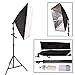 Price comparison product image Abeststudio 135W Continuous Lighting Kit 50x70cm Softbox Soft Box Photo Studio 5500K Soft box Kit -Softboxes + Fully Adjustable Aluminum alloy Light Stand+135W Photo Studio Light Bulbs