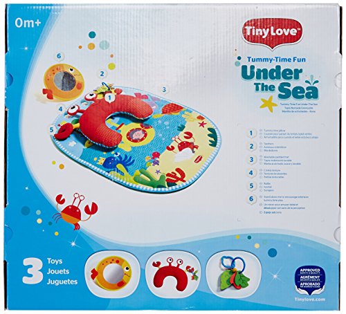 Tiny Love 33312036 Tummy-Time Fun Under the Sea – Unterwasserwelt-Spieldecke - 3