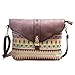 Produktbild Womens Ethnic Style Umhängetasche Sommertaschen Cross Body Handytasche bestickte Umhängetasche