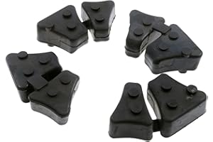 2EXTREME Kit amortisseurs arrière pour Yamaha MT-03 XT 600 660 XTZ XV 125 250 XVS 250 – 4 pièces – caoutchouc noir – améliore le confort au démarrage et lors des changements de vitesse