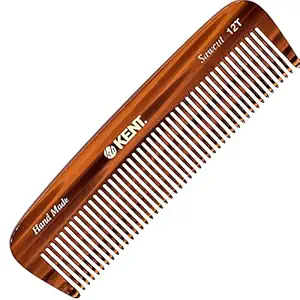 Kent Authentic Handmade Pocket Comb, Dark Brown, 146mm