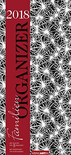 Preisvergleich Produktbild Familien Organizer Black & White - Kalender 2018