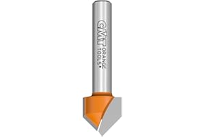 CMT Orange Tools 715.095.11 - Fresa para ranuras en v (90) hm s 6 d 9.5x12.7