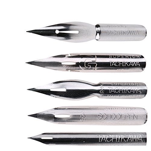 mylifeunit Tachikawa Comic Pen Feder-Set – 5 Schreibfedern