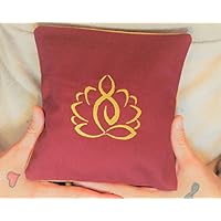 Wärmekissen mit der Buddha auf Lotusblüte Rapssamen / Kirschkerne Bezug waschbar