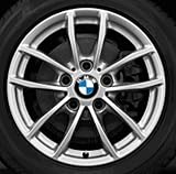 Ventil nicht enthalten Original BMW Alufelge 1er F20 F21 V-Speiche 378 in 16 Zoll