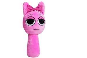 Kouipoie Sprunki Peluche 9.8" Divertente Peluche Sprunki Per Fan Di Giochi,Super Morbido Giocattolo Da Collezione,Regali Di Natale E Compleanno Per Bambini E Ragazzi Di 6+Anni. (Rosa)