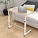 Produktbild WUPO Laptop-Computer Stand Schreibtisch Warenkorb Tablett Beistelltisch, Einstellbare Tragbare Mobile, Für Bett Sofa Krankenhaus Pflege Lesen Essen