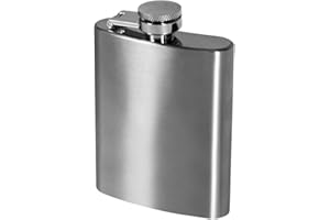 BEGOON Flasque – Flasque Alcool Whisky – Fiaschetta – Acier Inoxydable (240 ml)