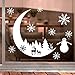 Produktbild Gaddrt Wandaufkleber Weihnachten Removable Wall Sticker Schmuck Wand Glas Fenster Dekoration (B 63x57cm)