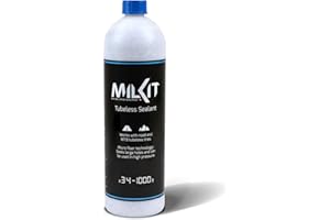 milKit Tubeless Dichtmilch in 1000 ml Flasche - Fahrrad Reifendichtmittel - Dichtmilch Tubeless Milch Fahrradreifen Dichtmittel MTB, Rennrad & Co.