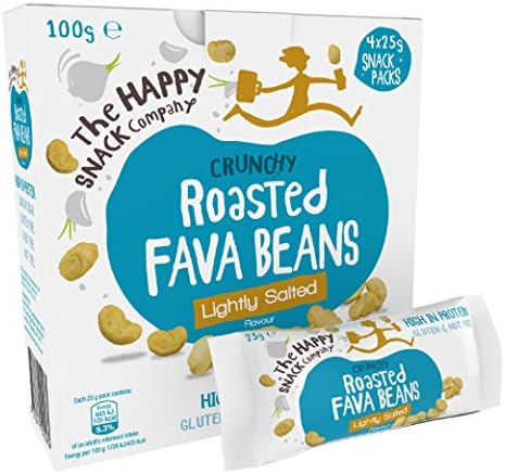 The Happy Snack Company - Roasted Fava Beans Lightly Salted Flavour - 20 x 25g