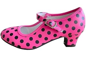 La Senorita | Zapatos de Flamenco para Niña y Mujer | Variedad de Tallas y Colores Disponible | para Sevillanas y Clases de Baile Zapatos de Gitana