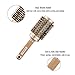 SUPRENT Nano Thermal Ceramic & Ionic Round Barrel Hair Brush with Boar Bristle, 2 inch, for Hair Drying, Styling, Curling, Adding Hair Volume and Shine, Gold Color(2 inch)