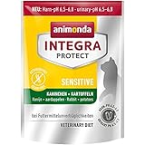 animonda Integra Protect Sensitive mit Kaninchen und Kartoffeln | Diät Katzenfutter | Trockenfutter bei Futtermittelallergie (1 x 1,2 kg)
