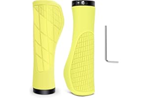 GOUNNU Puños Bicicleta Ergonomicos Mangos Bicicleta Antideslizante Caucho Manillar Bicicleta De Diámetro 22,2mm Empuñadura Bicicleta para MTB, BMX, Montaña, Bici Plegables, Bicicletas Urbanas