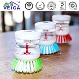 Color verde. Desconocido Verde - 2017 - Imanes de Limpieza de plástico para Limpiar estropajos Limpeza New Kitchen Wash Tool Pot Bowl Brush Scrubber Cleaner hidráulico