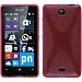Produktbild PhoneNatic Case für Microsoft Lumia 430 Dual Hülle Silikon pink X-Style + 2 Schutzfolien