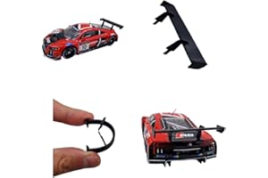 Blackslot Flexibler Spoiler – Carrera zubehör für 132 Audi R8 LMS, Carrera Bahn Tuning ersatzteil kleinteil für slotcars