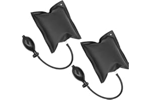 Rmeet Cunei Gonfiabili,2 Pack Gonfiaggio Pompa Ad Aria TPU Supporto Cuscinetto Air Pump Wedge per Finestrini Porte Mobili Riparazioni Auto Verde Nero 15 * 16CM