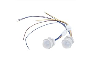 YOUNLEN 110V/220V PIR Infrared Sensor Switch,indoor installation Detection Auto Sensor Light Switch Lamp(3PCS)