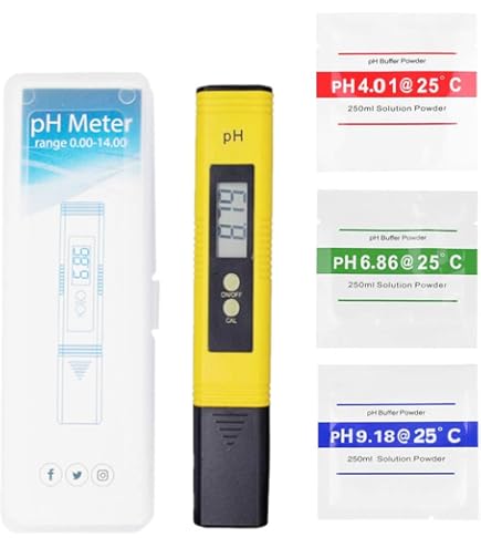 Numérique PH Mètre, Portable Testeur De Ph Professionnel Testeur Digital Pour Mesurer La Qualité