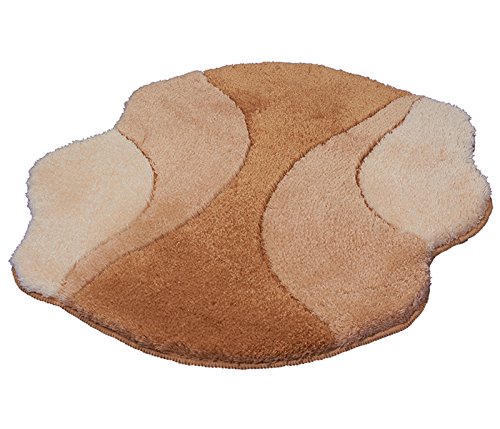 Kleine Wolke 4031224378 Badteppich Excelsior, 90 x 130 cm, toffee