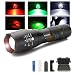 Produktbild ROKKES LED wiederaufladbare Handheld Taschenlampe - Zoomable, professionelle Ultra Bright 1500 Lumen von 3 CREE LEDs Taschenlampe, RGB 3 Farben Licht, taktische tragbare Taschenlampen mit Batterie