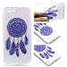 Produktbild HopMore Huawei Honor View 10 Hülle Silikon Transparent Durchsichtig Hüllen Clear Muster Design Bumper Ultra Slim Dünn TPU Handyhülle Kawaii One Piece Tasche Schale Hüllen Case Cover pour Honor V10 / View 10 -- Blau Traumfänger
