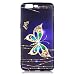 Produktbild OnePlus 5 / 1+5 Hülle, Chreey [Prägemuster] Full Body Cover Bumper Case Weich TPU Silikon Handyhülle Matt Kratzfeste Anti-Rutsch Schutzhülle Backcover [Diamant Schmetterling]