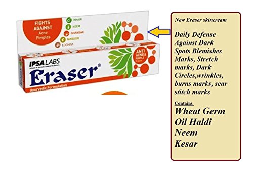 3 Herbal Ayurvedic Eraser Skin Cream Stretch Mark Clear Scar Burn Blemishes 25g