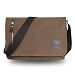 Produktbild VENTCY Schultertasche Herren Canvas Umhängetasche Männer Messenger Bag Kuriertasche Laptoptasche Arbeitstaschen für Studenten Büro Braun