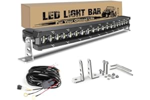 ‎CO LIGHT CO LIGHT 20 Zoll Gebogen Light Bar Slim Lightbar 12v Led Scheinwerfer Bar Led Arbeitsscheinwerfer Bar 12 volt Zusatzscheinwerfer für Auto Offroad Traktor SUV UTV ATV LKW 10000LM