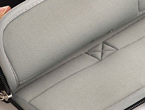 MOSISO Wasserdicht Neopren Hülle Sleeve Aktentasche für 12,9 Zoll iPad Pro, 13-13,3 Zoll MacBooks, Laptops Farbe: Farbe: Schwarz - 2