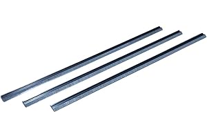 HELLISTON HSS Fers de rabot pour Triton TPL180, 180x8x2mm (1 jeu = 3 fers réversibles)