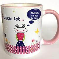 Freundin Geschenk, Tasse Freundin, Glück ist eine Freundin wie Dich zu haben, Tasse beste Freundin, Geschenk beste Freundin, Geschenkidee Freundin